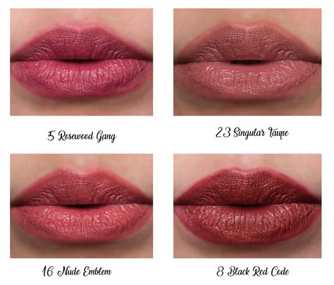 ysl lip tattoo swatches|YSL tattoo couture lip dye.